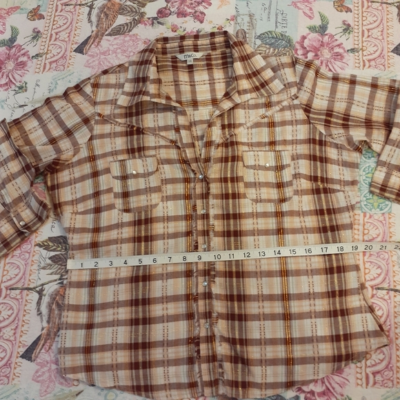 M&Co Western Checked Shirt - Picture 13 of 14